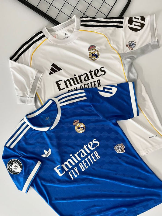 Real Madrid Ultimate Fan Bundle: 2 Jerseys & Accessory Set