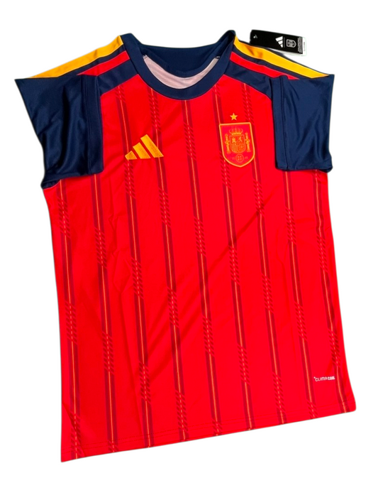 Spain  World  Home Jersey - Red/Navy