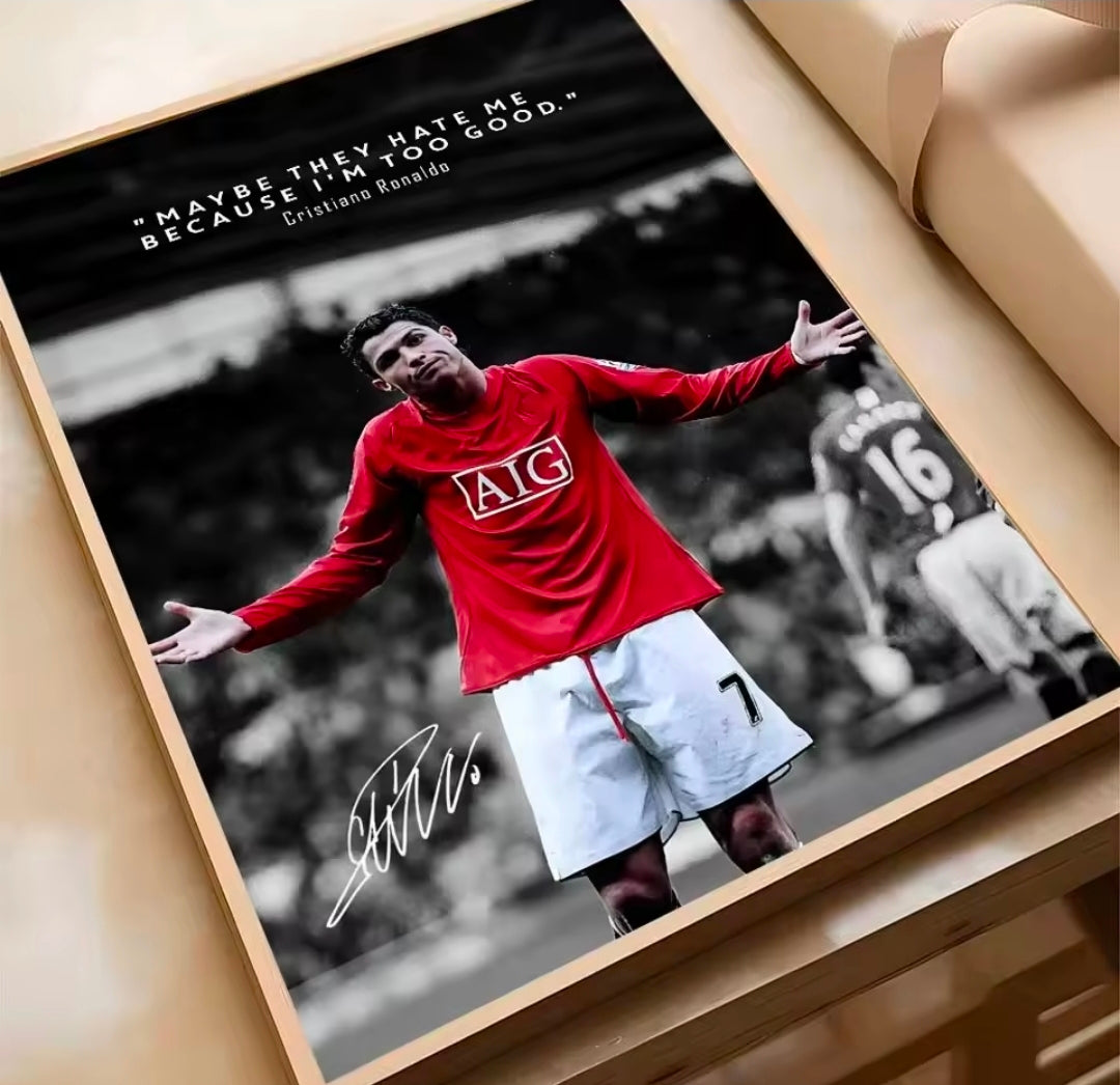 Premium Football Legend Poster Collection | 50x70 cm