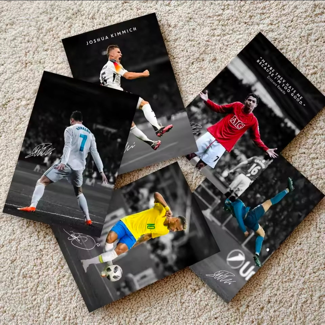Premium Football Legend Poster Collection | 50x70 cm